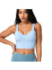 YEAZ REAL BABE Top in blau