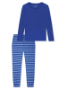 Schiesser Pyjama Casual Essentials in royal