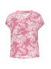 Usha Women Blouse in pink white