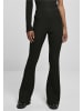 Urban Classics Urban Classics Damen Ladies Flared Rib Knit Leggings in black