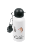 Mr. & Mrs. Panda Kindertrinkflasche Hase Igel mit Spruch in Weiß