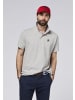 Polo Sylt Polo im puristischen Design mit Label-Stitching in Grau