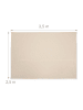relaxdays Sonnensegel in Beige - (B)2,5 x (T)3,5 m