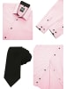 Rusty Neal Hemd mit Krawatte in Rosa