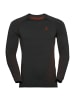 Odlo Unterhemd BL TOP Crew neck l/s PERFORM in Schwarz