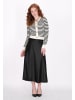DreiMaster Women Cardigan in offwhite black stripe