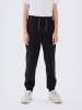 name it 2-er Set Basic Jogginghose Sweatpants Gefüttert NKMSWEAT in Grau-Schwarz