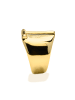 Luxenter ring with 18-K yellow gold finish - Alphabet