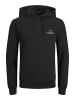 Jack & Jones Basic Hoodie mit Print JJEFELIX in Schwarz-2