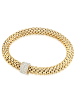 Lulu & Jane Armband Edelstahl Glaskristall in gelbgold