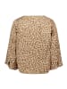 Betty Barclay Schlupfbluse mit Leoprint in Beige/Khaki