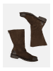 Felmini Wide Fit Stiefelette GREDO in Espresso