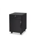 relaxdays Rollcontainer in Schwarz - (B)40 x (H)57 x (T)40 cm