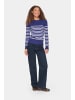 SAINT TROPEZ Strickpullover MilaSZ Gerade Passform in Midnight Sail