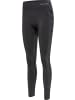 Hummel Sportleggings in Schwarz