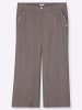 sheego Leinenhose in dunkeltaupe