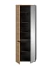 xonox.home Garderobenschrank  (B/H/T: 65x190x37 cm) in Basalt grau und Artisan Nachbildung