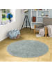 Pergamon Hochflor Langflor Shaggy Teppich Comfy Mix Rund in Antraciet