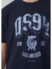 QS T-Shirt in 58D1_tiefblau