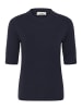 Soaked in Luxury Langarm-Shirt SLSpina Gerade Passform in India Ink