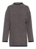 PART TWO Strickpullover LeanaPW Oversize fit in Navy Jacquard