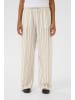Kaffe Hose KAmilia Relaxed fit in Chalk / Chinchilla Stripe