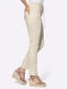 Heine Druckhose in champagner-beige-bedruckt