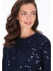 Usha Women Sweater in navy