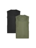 DANISH ENDURANCE Ärmelloses Shirt Sustain Sports Tank in black/olive