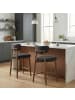 VASAGLE 2er-Set: Barhocker Mazie in Schwarz - (B)51.5 x (H)95.5 x (T)50 cm
