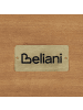 Beliani Hocker BARATTI in Braun/Beige - (W) 57 x (H) 39 x (L) 57 cm