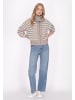 DreiMaster Maritim Damen Cardigan in Sand Wollweiss