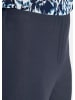 GOLDNER Kurzgröße:  Bengalinhose Elegante 7/8-Hose mit Schlupfbund in marine