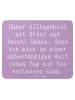 Mr. & Mrs. Panda Mouse Pad Spruch Briefe & Pakete mit Spruch in Lavendeltraum