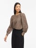 Vila Oberteil mit langen Ärmeln in Falcon