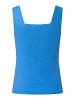 More & More figurbetontes Top, eckiger Ausschnitt in blue