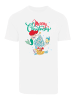 F4NT4STIC T-Shirt Arielle die Meerjungfrau Weihnachten in weiß