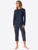 Schiesser Pyjamaoberteil Mix Relax in deep blue