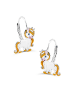 schmuck23 Silber Ohrringe 925 Einhorn 1,0 cm x 1,0 cm