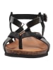 Igi&Co Sandalen in Schwarz/Silber