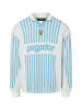 PEGADOR Strickpullover Davos in ecru hellblau - 0001