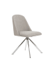 Angel Cerdá Drehstuhl 4020 in Grau/Stahl – (B)47 x (H)82 x (T)56 cm