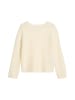 Marc O'Polo Bouclé-Pullover regular in White Cotton