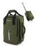 Hauptstadtkoffer BLNBAG M7 - Underseat-Trolley 40×20×25 cm Handgepäck, 20 liter in Dunkelgrün