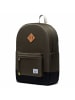 Herschel Heritage - Rucksack 16" 45.7 cm (laurel wreath/irish cream) in ivy green/light pelican