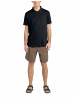 Jack Wolfskin Poloshirt für Herren in Schwarz