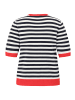 Betty Barclay Basic-Pullover mit Streifen in Patch Dark Blue/Red