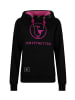 SCHIETWETTER Hoodie "Möwe Lotte" in black/neonpink