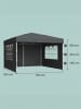 SONGMICS Pavillon Sheld in Grau - (B)300 x (H)260 x (T)300 cm
