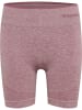 Hummel Hummel Tight Kurze Hose Hmlmt Multisport Damen Atmungsaktiv Schnelltrocknend Nahtlosen in DUSKY ORCHID MELANGE